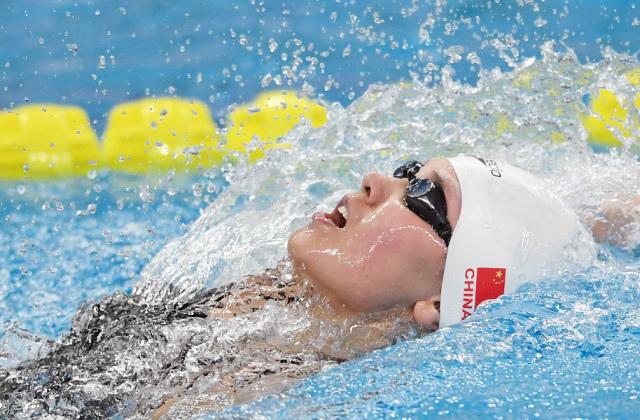 张雨霏完成今日第三赛 中国泳队多个单项完成晋级